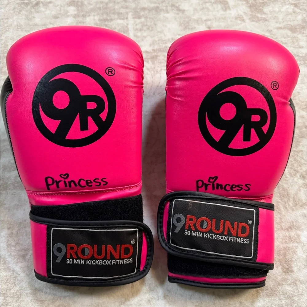9Round Boxing Gloves Pink Set Hand Wraps Belt UA Backpack Bundle‎ LOT